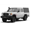 Hardtop Explorer noir strié Toyota Land Cruiser 79 double cabine 1999+ Alu-Cab